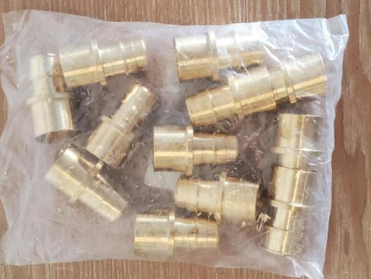 PROCURU 10-Pack, 3/4" PEX-A x 3/4" Female Sweat Adapter, Expansion PEX-A F1960 Brass Plumbing Fitting (Fits over 3/4" Copper Pipe)