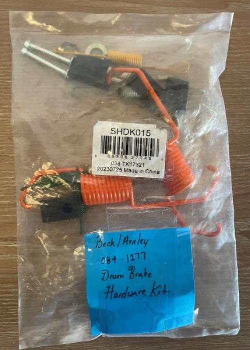 BECK/ARNLEY DRUM BRAKE HARDWARE KIT 084-1277