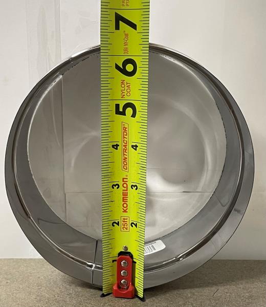 DVL 6 in. Chimney Adapter in Black