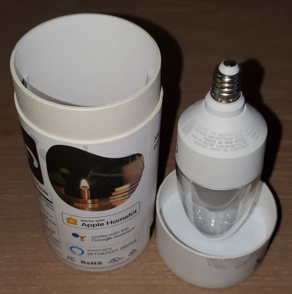 40-Watt Equivalent B10 E12 Smart Wi-Fi LED Light Bulb, Works with Alexa/Hey Google/HomeKit/Siri, Tunable White 1-Pack