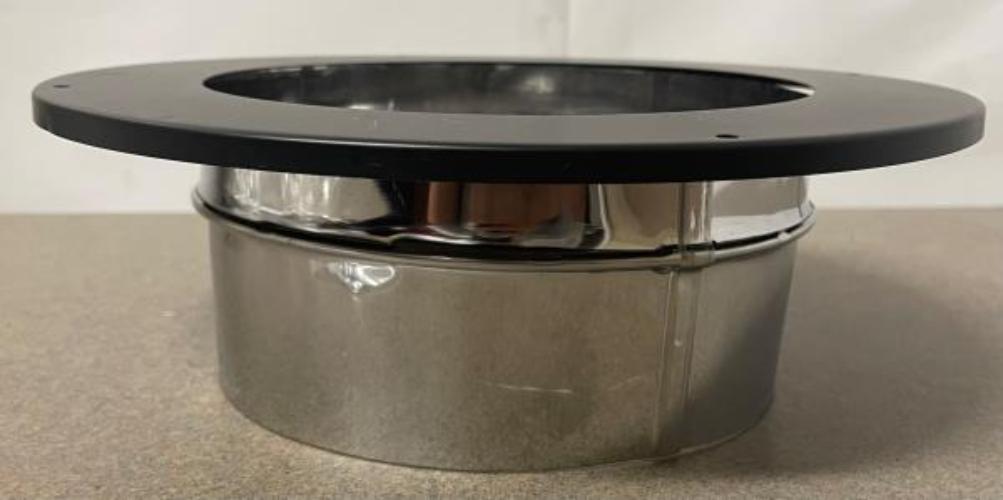 DVL 6 in. Chimney Adapter in Black