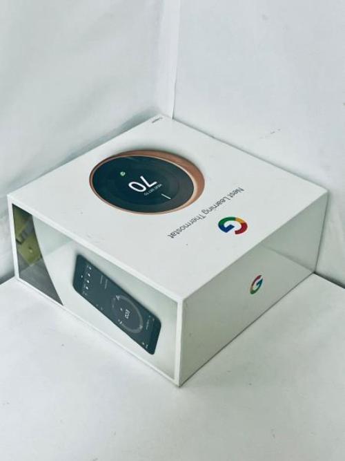 Nest Learning Thermostat, Auto-Schedule, Auto-Away, Remote Control - Energy Star-Certified, Copper