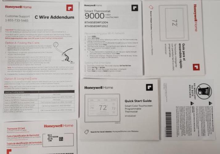 Wi-Fi Smart Color 7-Day Programmable Smart Thermostat with Color-Changing Touchscreen Display