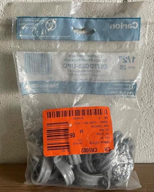 1/2 in. PVC Conduit Clamp (25-Pack)