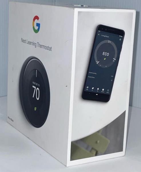 Nest Learning Thermostat - Smart Wi-Fi Thermostat - Mirror Black