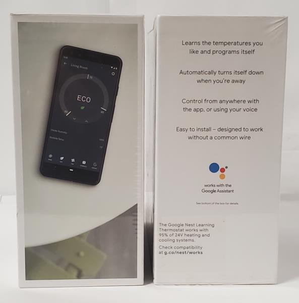 Nest Learning Thermostat - Smart Wi-Fi Thermostat - Stainless Steel