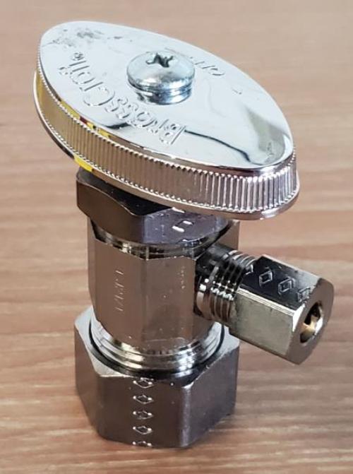 1/2 in. CPVC Inlet X 3/8 in. Compression Outlet Multi-Turn Straight Valve