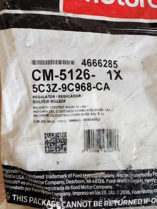 Motorcraft CM-5126 Fuel Injection Pressure Regulator 2006 Ford F-250 Super Duty
