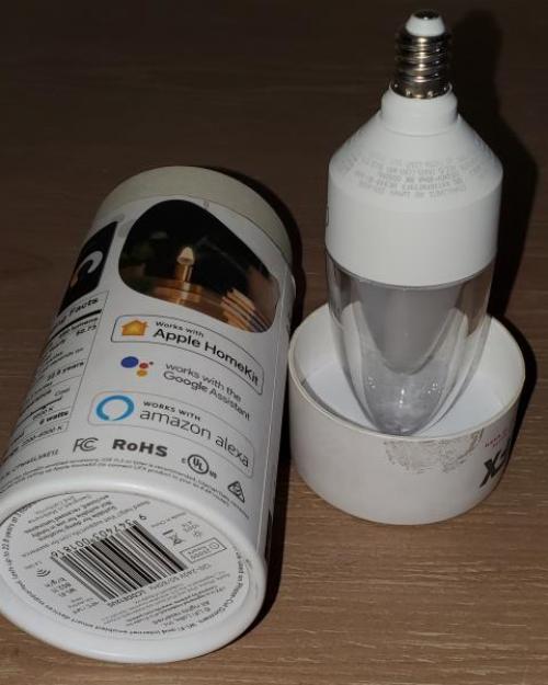 40-Watt Equivalent B10 E12 Smart Wi-Fi LED Light Bulb, Works with Alexa/Hey Google/HomeKit/Siri, Tunable White 1-Pack