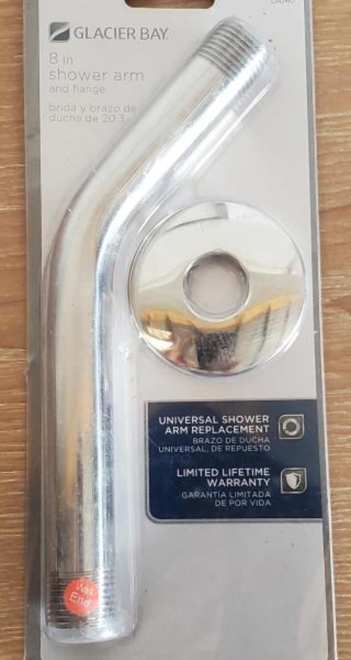 8 in. Standard Shower Arm in Chrome