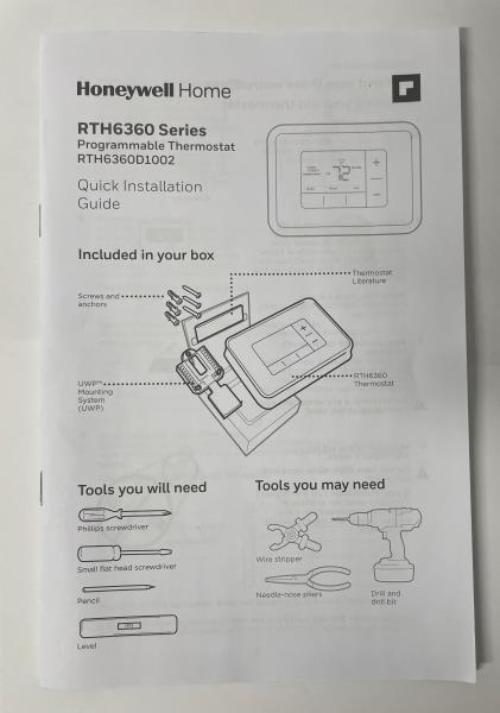 T3 5-2 Day Programmable Thermostat with 2H/2C Multistage Heating and Cooling