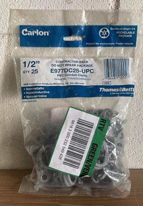 1/2 in. PVC Conduit Clamp (25-Pack)