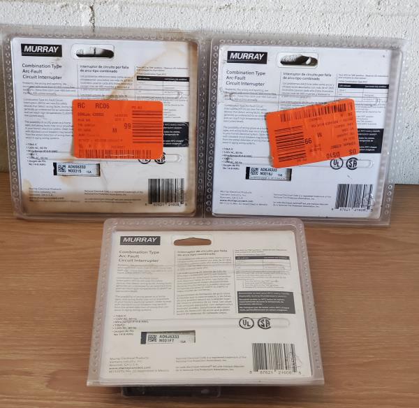 Siemens Mpa115afcp Combination Single Arc Fault Breaker, 15 Amps, 120 Volts