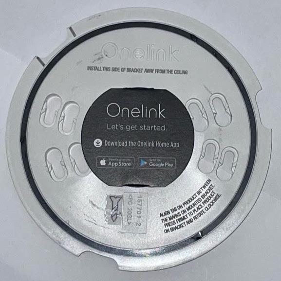 First Alert Smart Assistant Enabled Smoke Detector and Carbon Monoxide Detector Alarm with Premium Home Speaker   Onelink Safe & Sound by First Alert