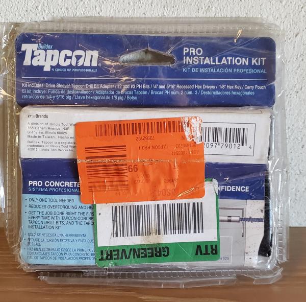 Tapcon Masonry Drill Set with Star Bit (8-Piece) 79013