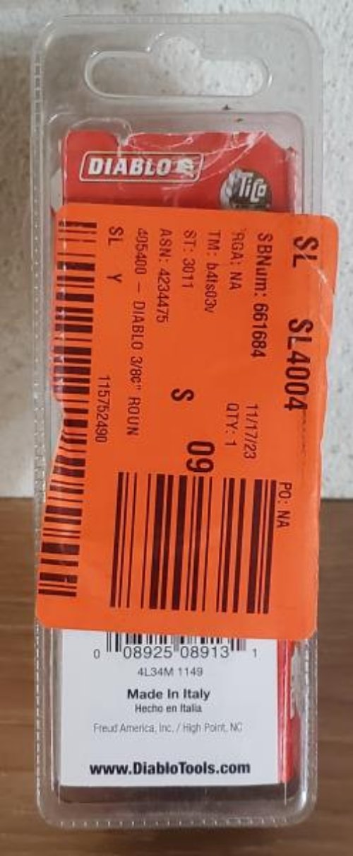 3/8 in. Radius Rounding Over Router Bit