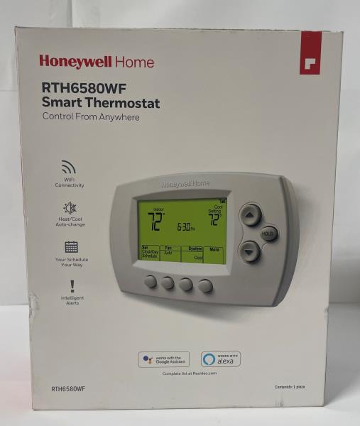 Wi-Fi 7-Day Programmable Smart Thermostat with Digital Backlit Display
