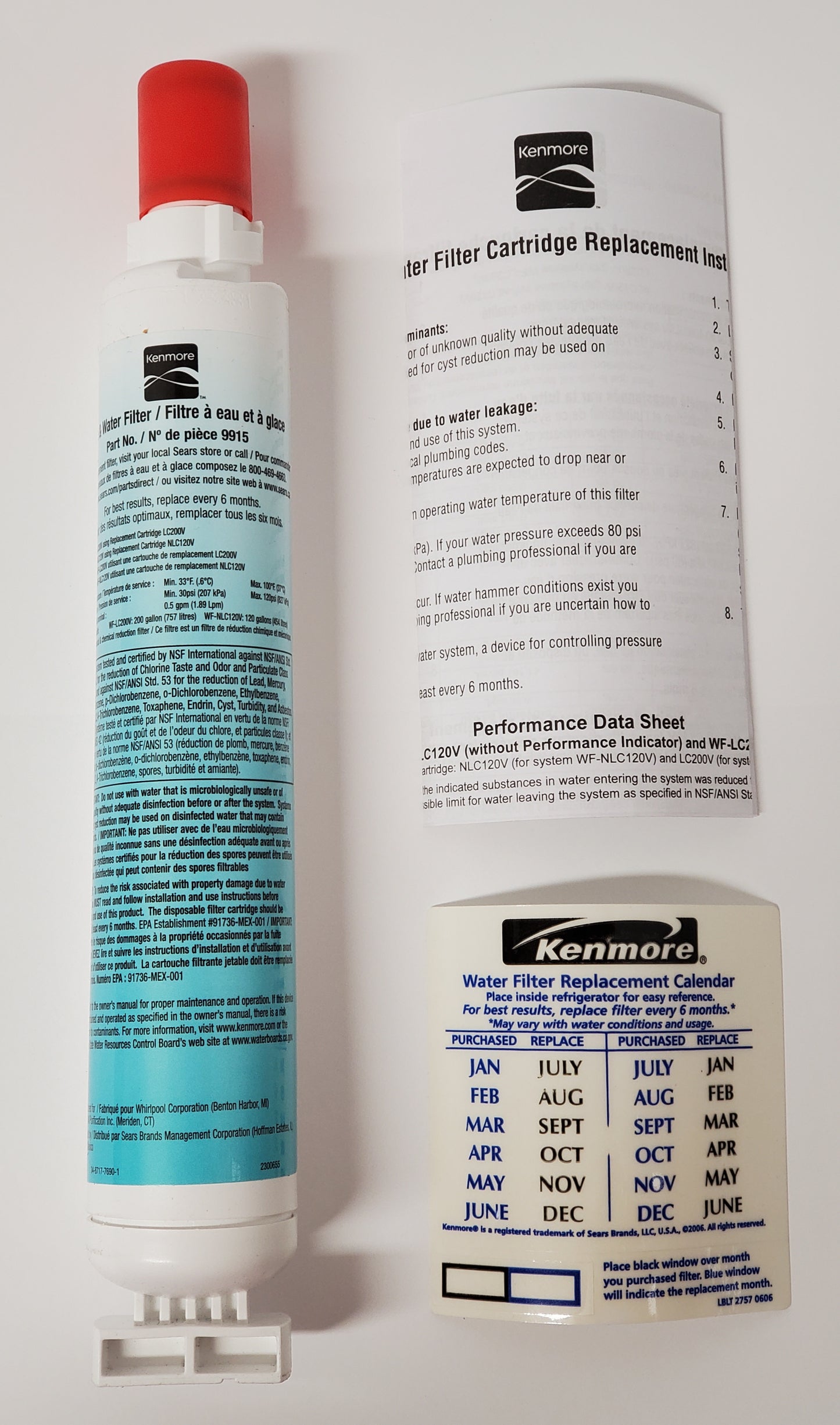 Kenmore 9915 Base Grille Water Filter