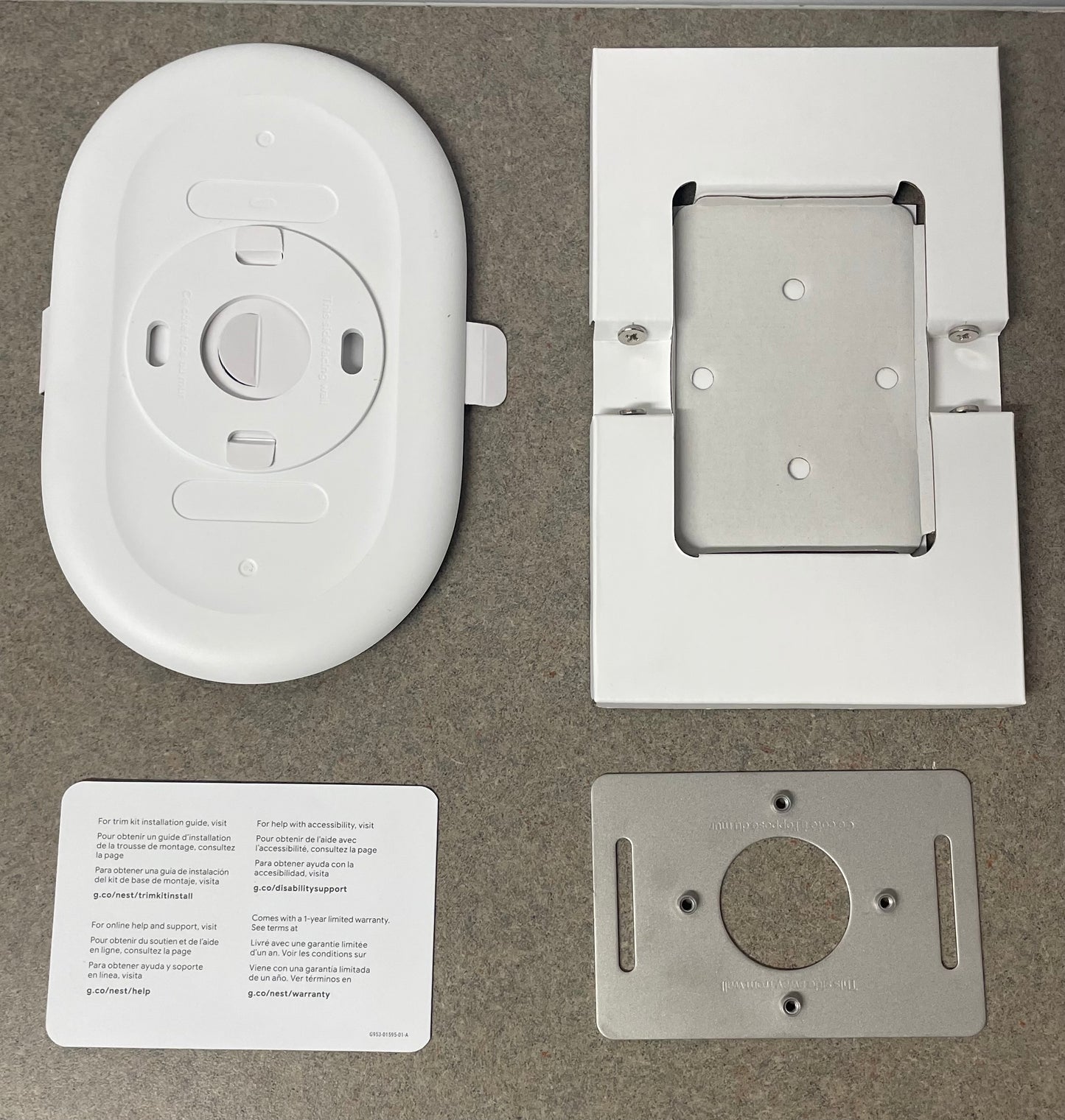 Nest Thermostat Trim Kit - Snow