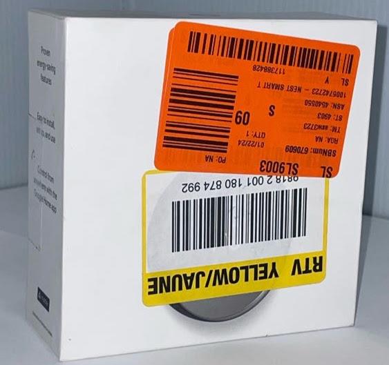 Nest Thermostat - Smart Programmable Wi-Fi Thermostat - Charcoal