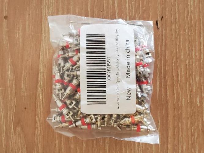 100PCS PREMIUM TRYE TIRE VALVE CORES UNIVERSAL FOR MOST MODELS OF CARS, TRUCKS etc.