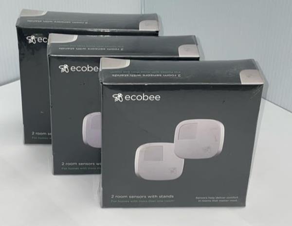 Ecobee Room Sensors (2-Pack) for Thermostats, Whites