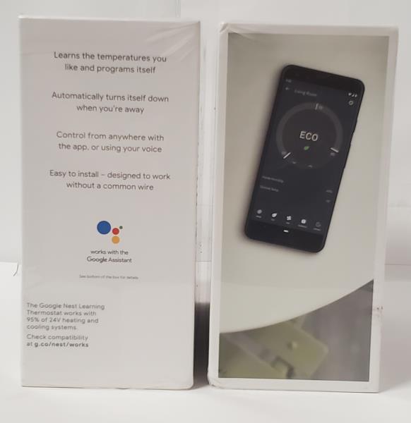 Nest Learning Thermostat - Smart Wi-Fi Thermostat - Stainless Steel