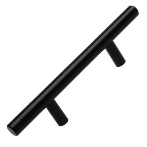 GlideRite 3 in. Center Modern Cabinet Bar Pull  Matte Black