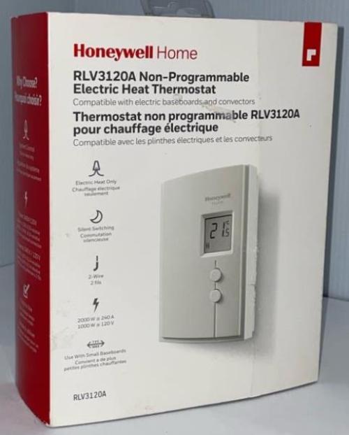 Honeywell Home Manual 2 Wire Thermostat Rlv3120a1005 - All