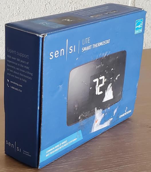 Sensi Lite Wi-Fi 7-Day Programmable Thermostat, Touchscreen Display, Data Privacy, C-Wire Not Required