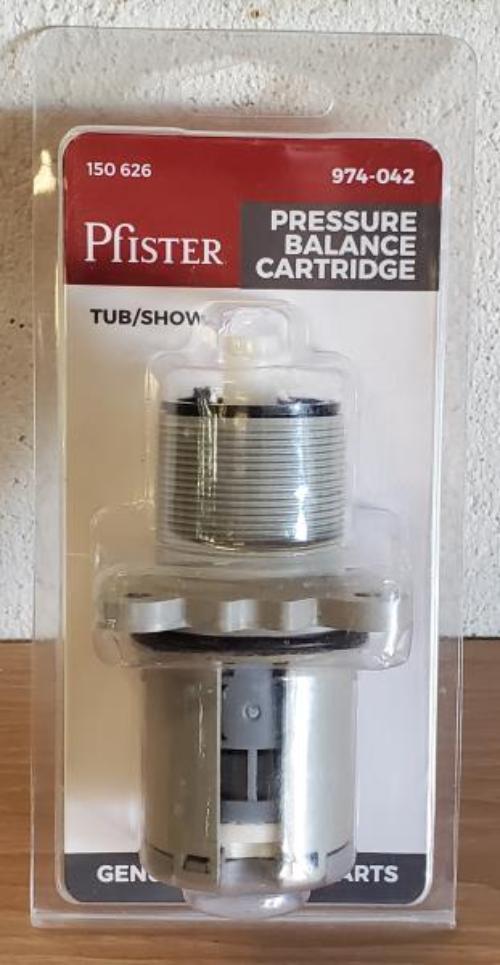 Pfister 974-042 Universal OX8 Pressure Balance Cartridge for Single-Handle Tub