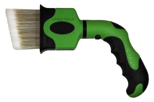 12cnt Per Box- 2.5" Tapered Brush with Deluxe Contour Handle - Green Toad Pivoting Paint Brush System