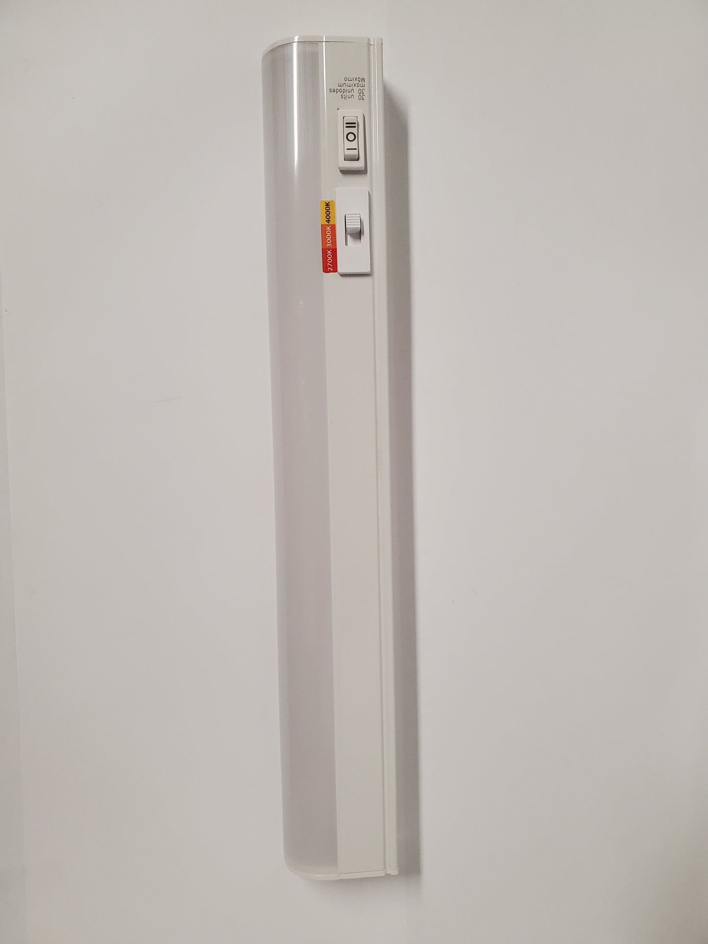 Plug-in 12 Inch Linkable LED Undercabinet Light Task Under Counter Kitchen Lighting 3 Color Temperature Options
