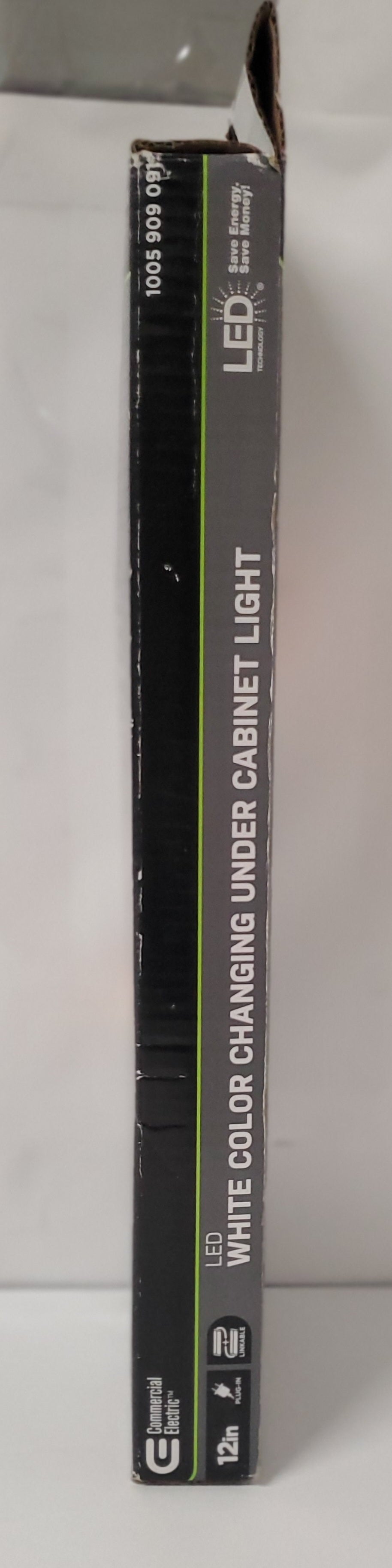 Plug-in 12 Inch Linkable LED Undercabinet Light Task Under Counter Kitchen Lighting 3 Color Temperature Options