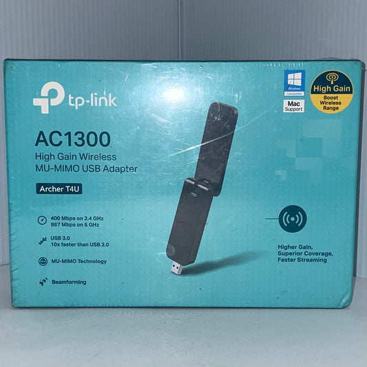 TP-Link AC1300 WiFI 5 Wireless USB Adapter - Archer T4U