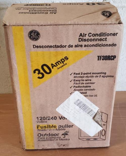 GE Energy Industrial Solutions TF30RCP 30A  2 Pole Fusible AC Disconnect