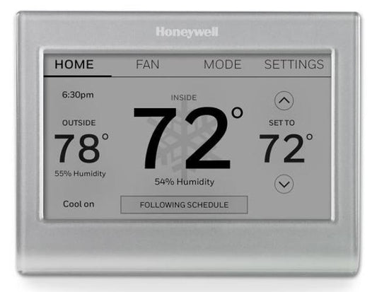 Wi-Fi Smart Color 7-Day Programmable Smart Thermostat with Color-Changing Touchscreen Display