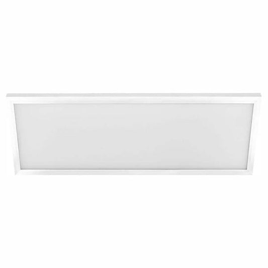 1 Ft. X 4 Ft. 50W Dimmable White Integrated LED Edge-Lit Flat Panel Flush Mount Light with Color Changing CCT (2-Pack)