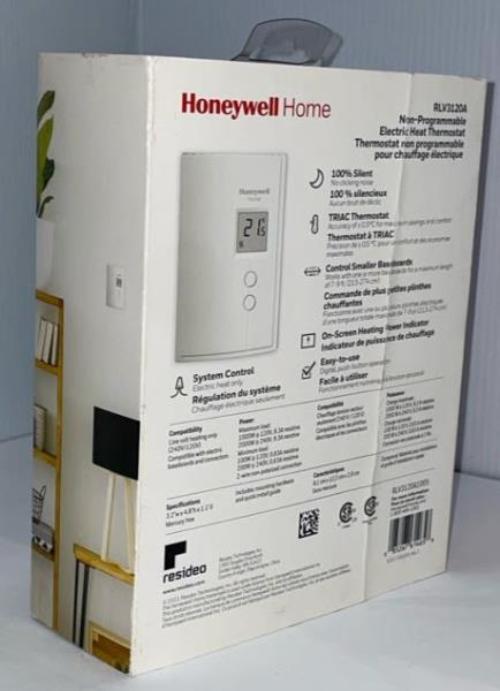 Honeywell Home Manual 2 Wire Thermostat Rlv3120a1005 - All